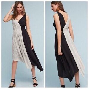 Anthropologie Maeve Elisabel two toned midi dress S